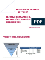 Plan de Residuos de Navarra 2017-2027 Objetivo Estratégico: Prevención Y Gestión de Biorresiduos