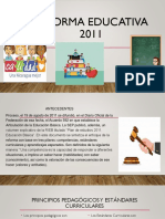 Reforma educativa 2011: Principios, competencias y perfil de egreso