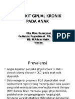 Penyakit Ginjal Kronik Pada Anak: Oke Rina Ramayani Pediatric Department FK. USU/ RS. H.Adam Malik Medan