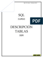 #34950 SQL - Descripción Tablas DER - Melvin Vargas