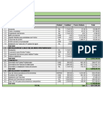 Preliminares: Ĺtem Descripción Unidad Cantidad Precio Unitario Total 1