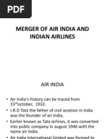 Merger of Air India and Indian Airlines