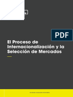 El Proceso de Internacionalizacion y La Seleccion de Mercados