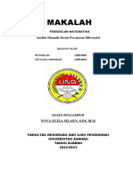 Analisis Sistem Persamaan Diferensial Linear