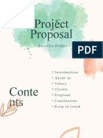 Project Proposal: - Borcelle Studio