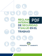 Reglamento Interno Seguridad Salud: DE Y en El Trabajo