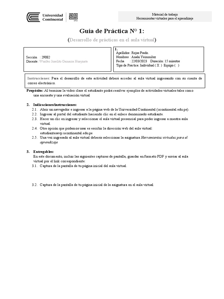 Gu a de pr ctica 1 desarrollo de pr cticas en el aula virtual pdf
