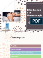 Introducción Ala Electroterapia: Docente: Giselle Ortiz Iglesias Kinesiólogo