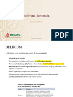 Delirium, Demencia.: R1Cg Cuevas