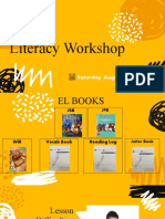 Literacy Workshop: Saturday, August 3, 2019