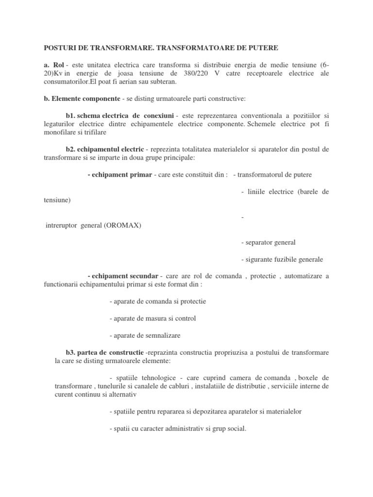 Posturi de Transformare | PDF