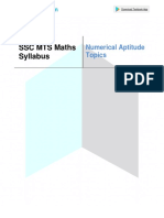 SSC Mts Maths Syllabus 8259b8ab