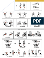 Treino semanal de exercícios físicos