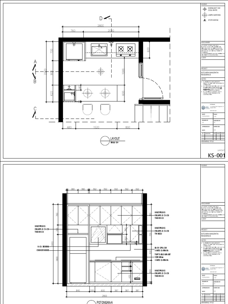 Gambar Kerja Kitchen | PDF