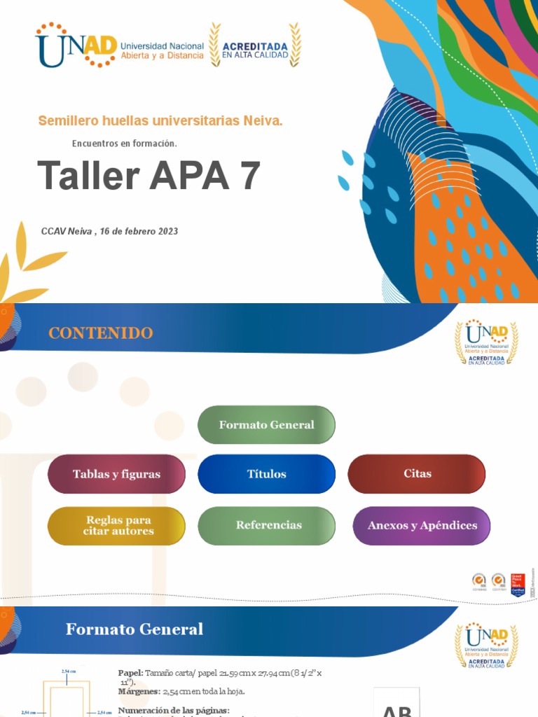 Taller sobre Normas APA 7 | PDF | Estilo apa | Bibliografía