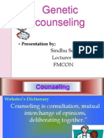 Genetic Counseling Presentation Summary