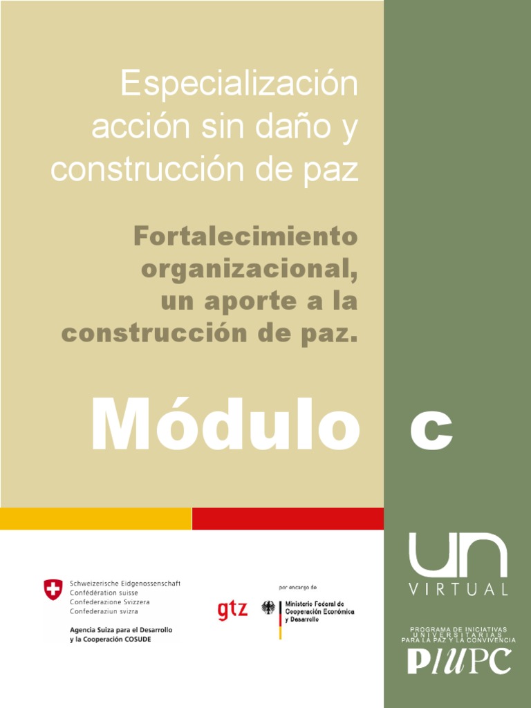 AccionSinDano Fortalecimiento Organizacional (Guia Práctica) PDF