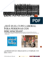 Cupo Laboral para Personas CON Discapacidadla