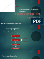 Leyes y Teorías Del Desarrollo: Neurodesarrollo e Intervención Temprana