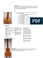 The Bandurria: A Pear-Shaped String Instrument of the Rondalla