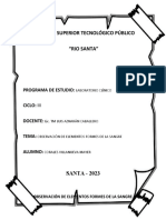 Observación de elementos formales de la sangre