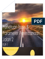 Penetuan Trase & Parameter Perencanaan Jalan 2: Doni Rinaldi Basri, ST, MT
