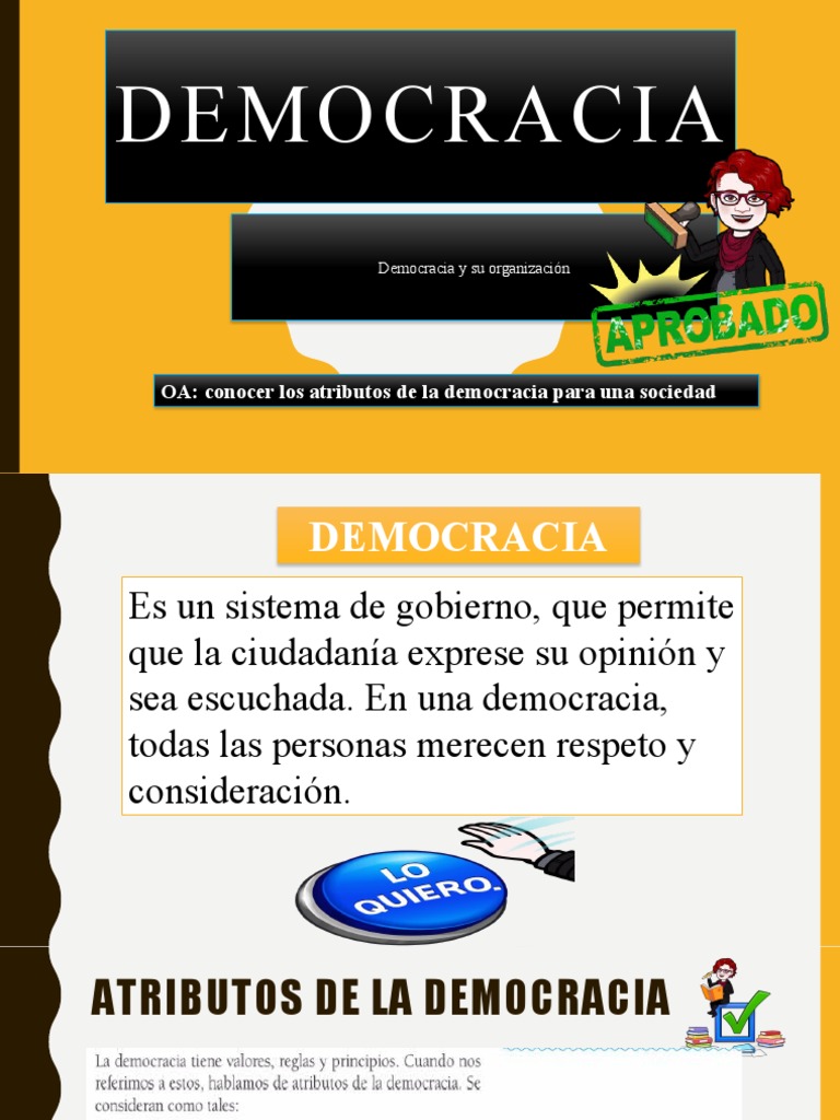 Atributos Esenciales de la Democracia | PDF | Democracia | Ideologías ...