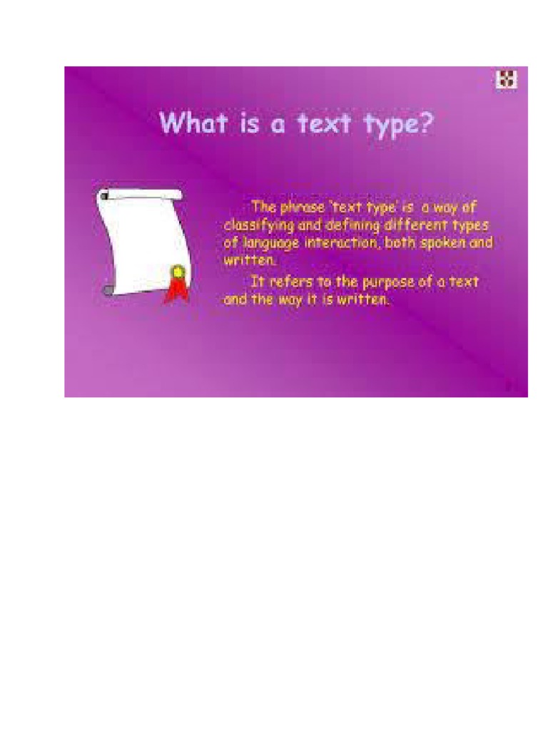 text types definition PDF