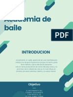 Integración Profesional Presentación Acdemia de Baile