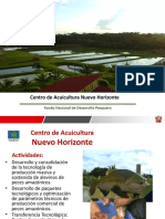 Centro de Acuicultura Nuevo Horizonte: Fondo Nacional de Desarrollo Pesquero