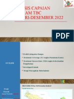 Analisis Capaian Program TBC Januari-Desember 2022