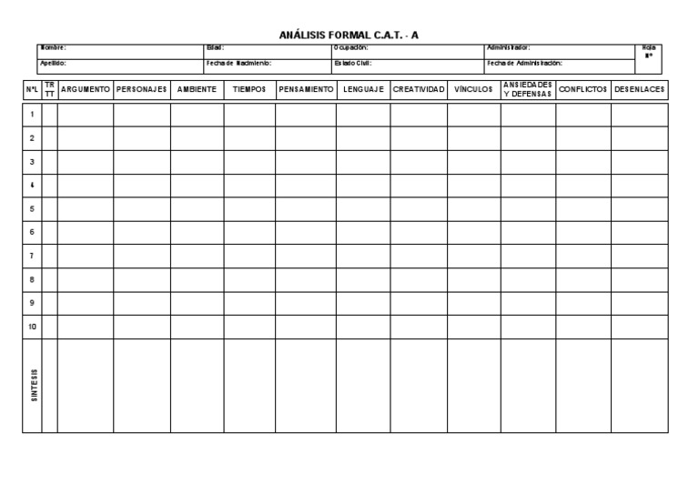 Cat Protocolo Analisis Formal | PDF