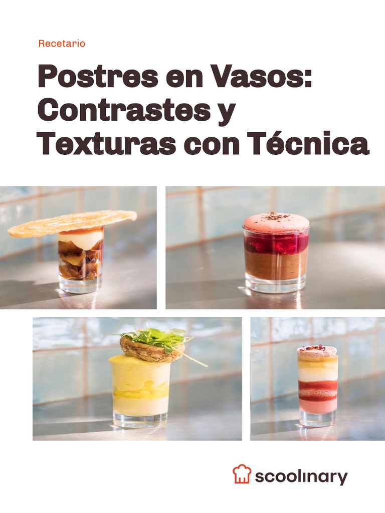 Recetas de Postres en Vasos por Yann Duytschef | PDF | Huevo como ...