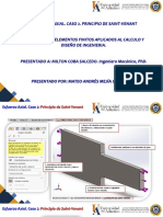 3.3. Esfuerzo Axial. Caso 2. Principio de Saint Venant-MATEO MEJIA