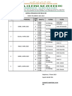 Jadwal Pengawas Usp Kelas Xii: TAHUN PELAJARAN 2022/2023