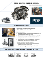 Prinsip Kerja Sistem Engine Diesel: Oleh: Moch. Aziz Kurniawan