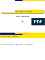 Ecuación de Cauchy-Euler: Raúl A. Beltrán Hoyos