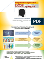 People Management in Organization: Dr. Widodo Sunaryo, S.Psi. MBA