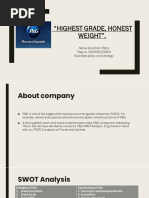 P & G Swot Analysis