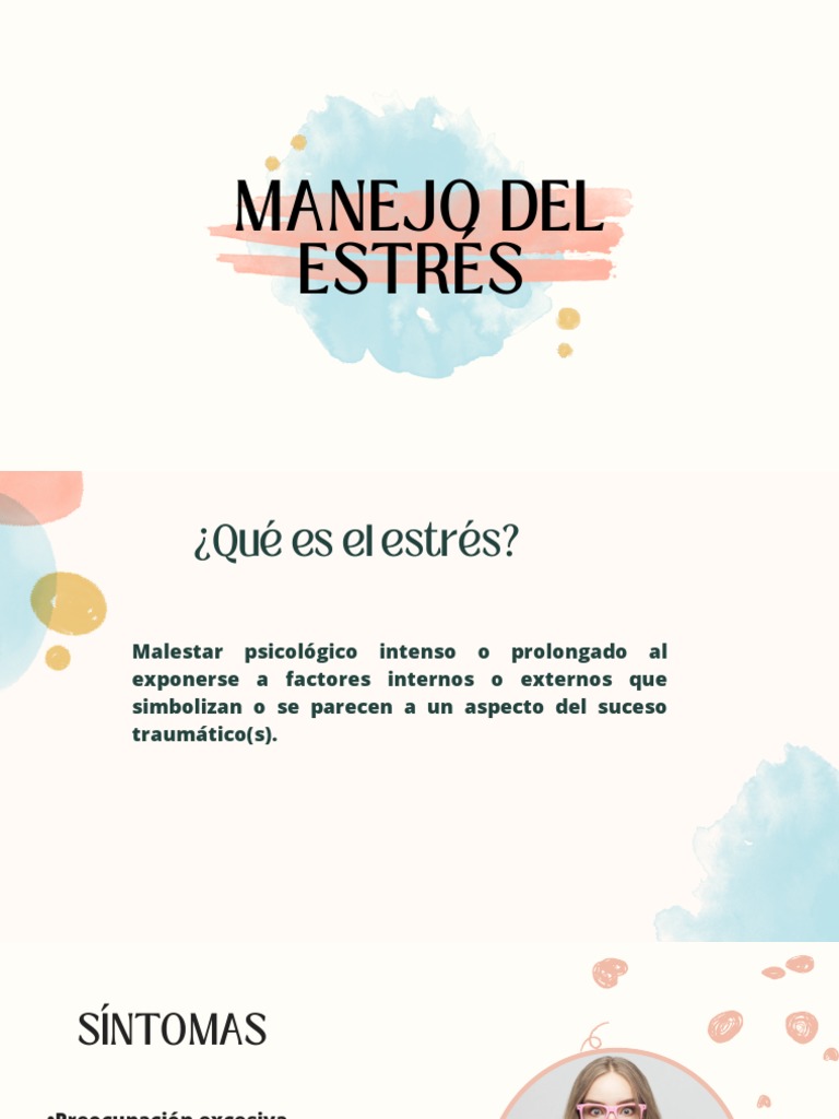 Manejo Efectivo del Estrés y Salud | PDF | Estrés (biología ...