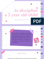 How To Discipline A 2 Year Old Child