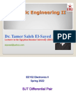 EE102 Electronic Engineering II