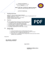 Gorgonio Tajo Sr. National High School: Activity Proposal I. Identifying Information