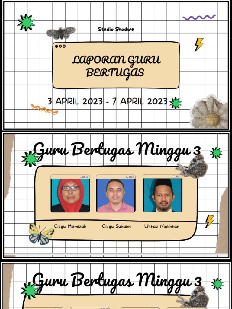 Laporan Guru Bertugas Minggu Ketiga Pdf