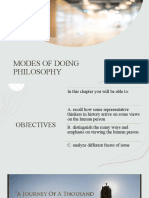 Modes of Philosophizing