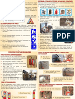 Pamphlet - Fire Causes and Preventive Measures in Railway Coaches-English