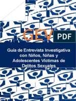 Guía de Entrevista Investigativa Con Niños, Niñas y Adolescentes Víctimas de Delitos Sexuales