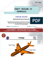 Lecture 3 - Fuselage Analysis