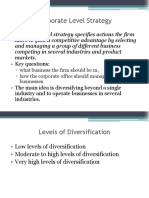 SPM CH 02 - 1 - Corporate Level Strategy