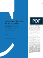 Lecciones de Color en El Diseño, Aplicaciones Cromáticas Con Valor Artístico